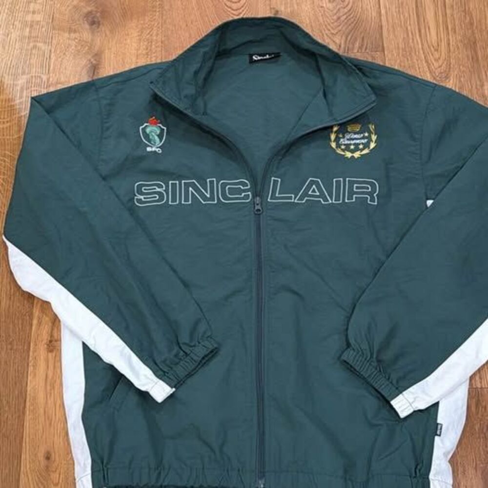 Sinclair Global SFC Nylon Jacket Track Windbreaker Streetwear XXL Authentic